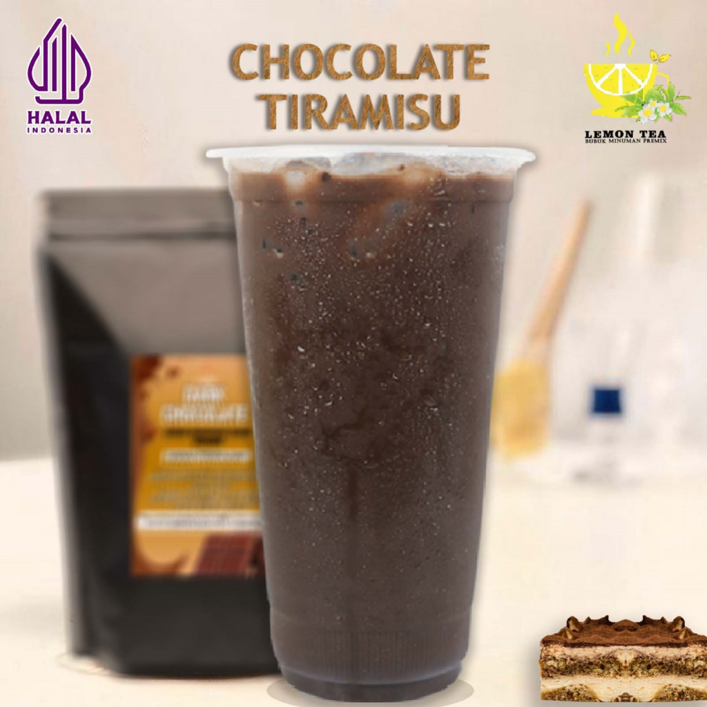 

Minuman Bubuk instan CHOCOLATE TIRAMISU 1000gr Halal Bpom