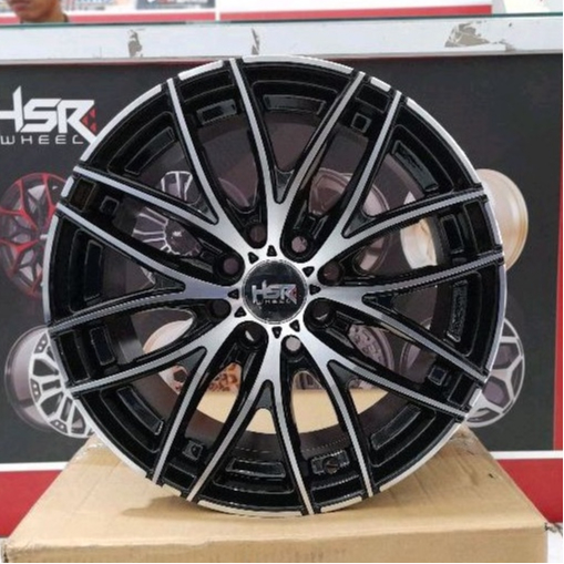 Velg pelek mobil ring 15 hsr wheel mobil brio agya mobilio vios yaris sigra datsun etios mirage kari