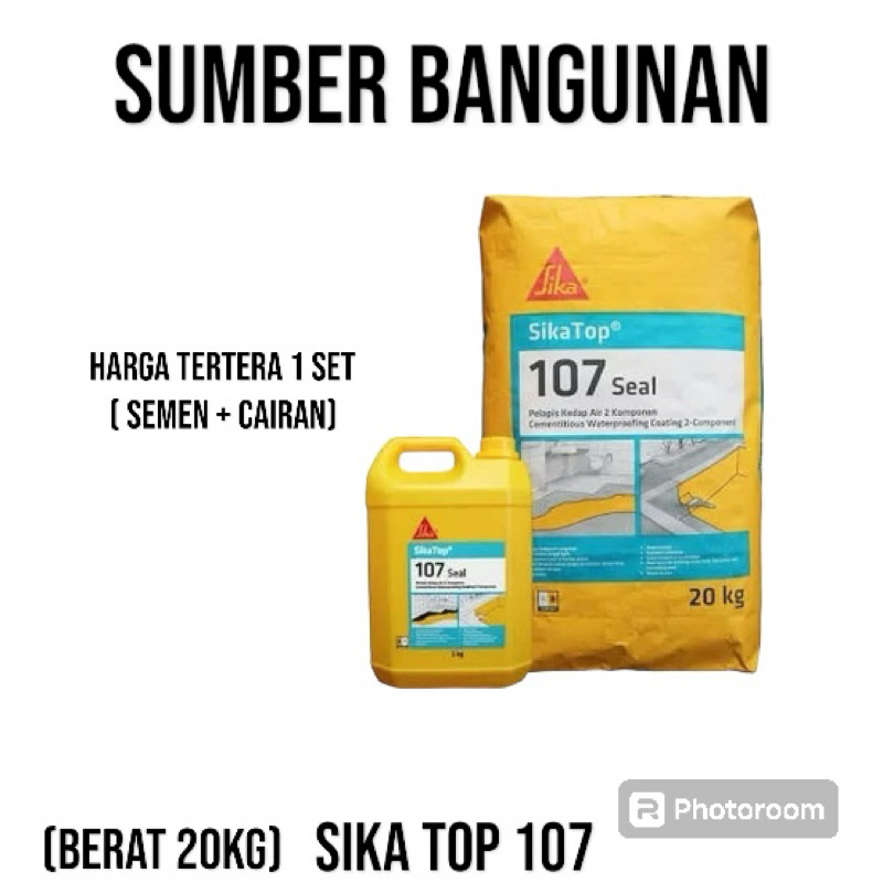 SIKA TOP 107 20kg ( HARGA TERTERA 1 SET )