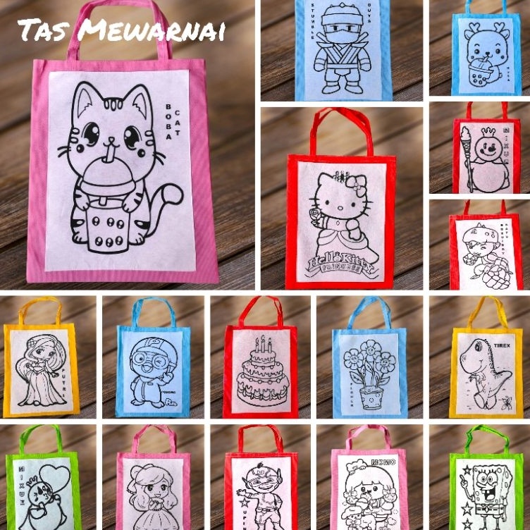 

Tas Totebag Mewarnai Paket isi 1 pcs ART K9O8