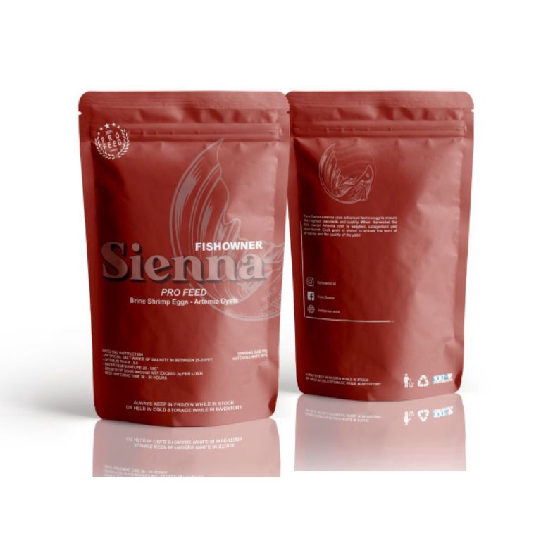 ARTEMIA SIENNA BY FISHOWNER 5G BIG RED  ARTEMIA TETAS ART K6N3