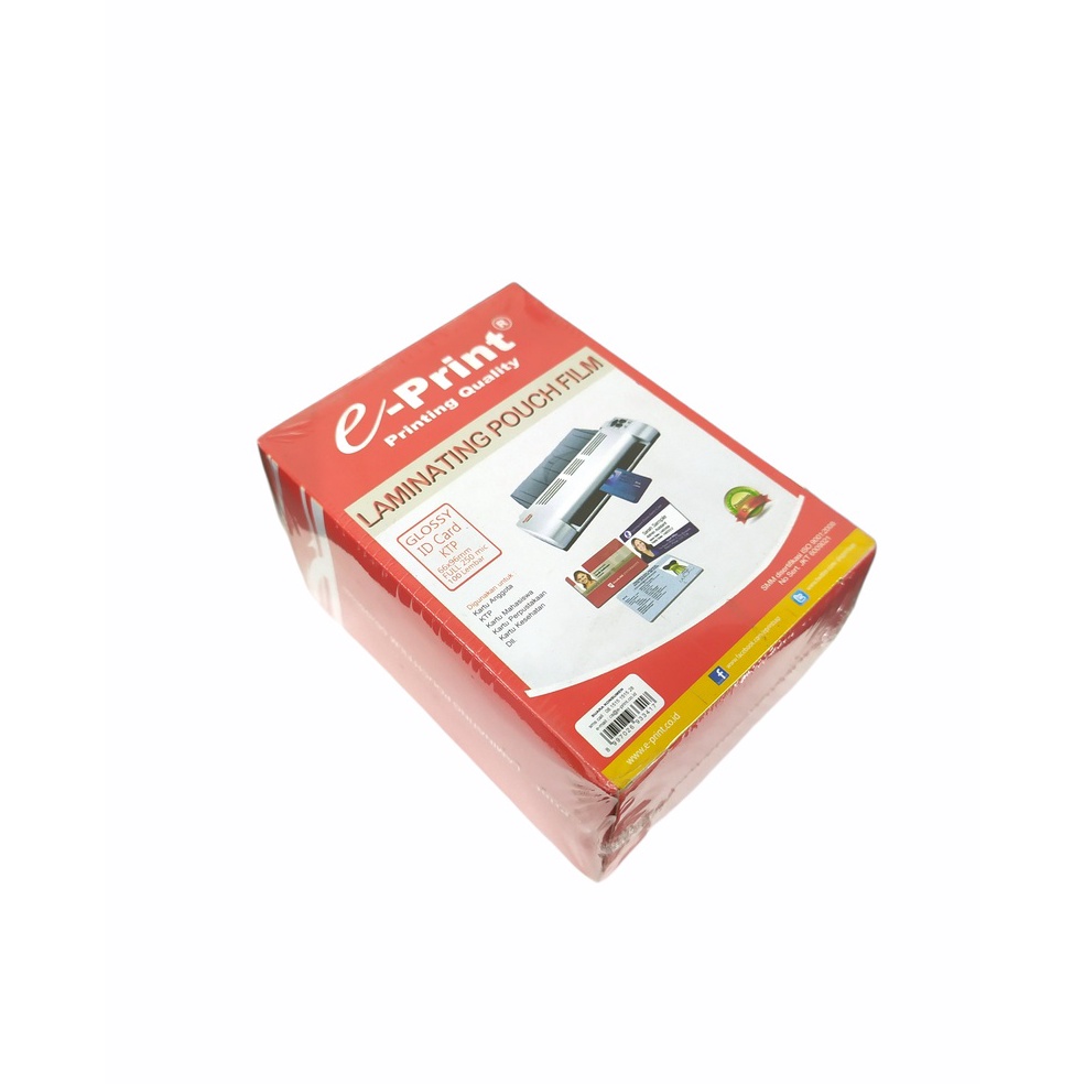 

EPrint Plastik Laminating Pouch ID Card Ukuran KTP 25 micron 1 Lembar ART G4K3