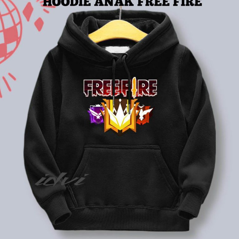 ART K85O Hoodie Anak FREE FIRE Laki Laki Usia 213thn Sweater Hodie Anak Cowok FF Terbaru  Sweter Jak