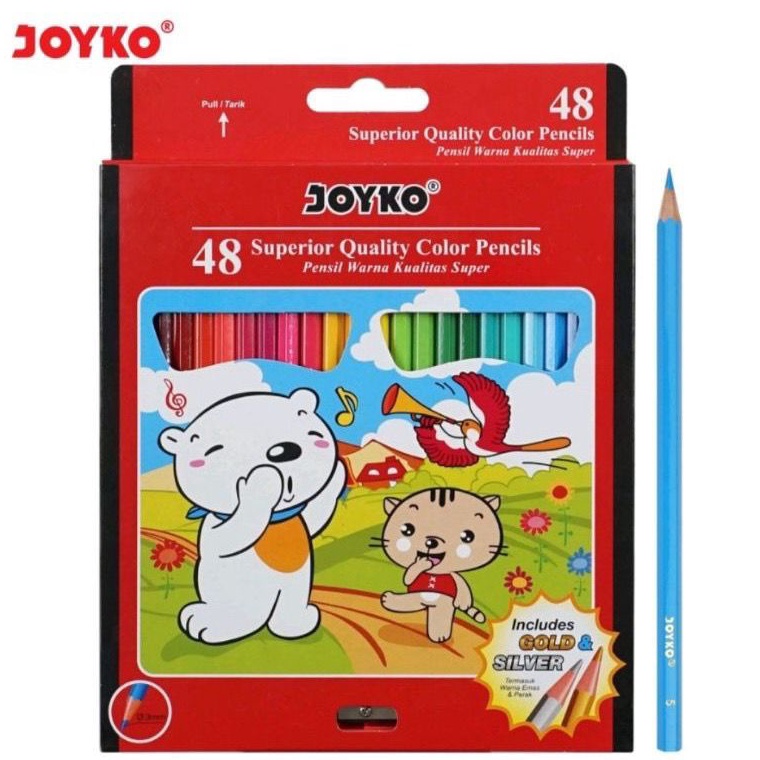 

Color Pencil Pensil Warna Joyko CP48PB 48 Warna ART I6X3