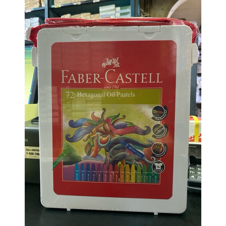 

CRAYON OIL PASTEL FABER CASTELL 72 SET ORIGINAL FREE BUBBLE DUS ART Q8T4