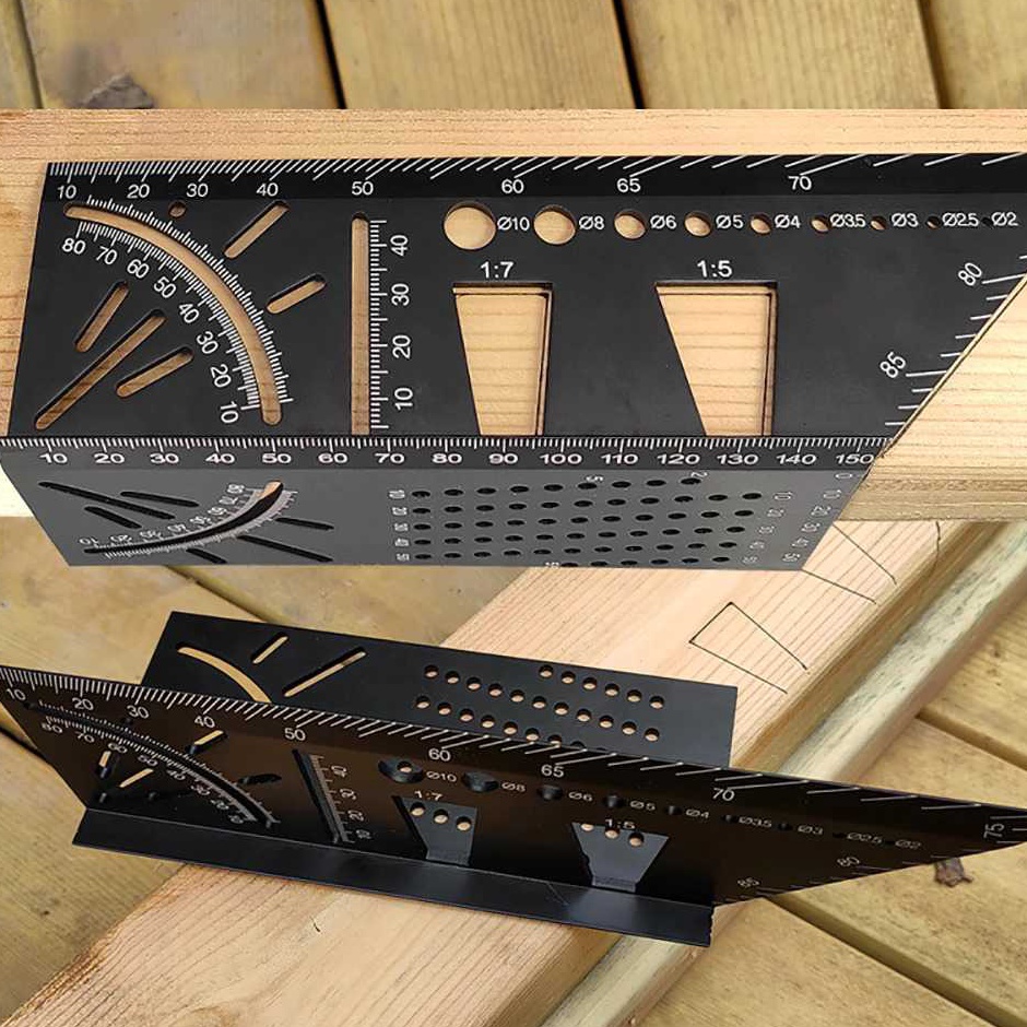 

Siku marking Line 3D ALUMINIUM penggaris siku tukang mitre 3D marking miter gauge ALUMINIUM PLATE 26mm ART D7K7