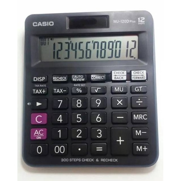 

CASIO MJ12D Check Correct Kalkulator Originall Garansi Resmi ART C1S6