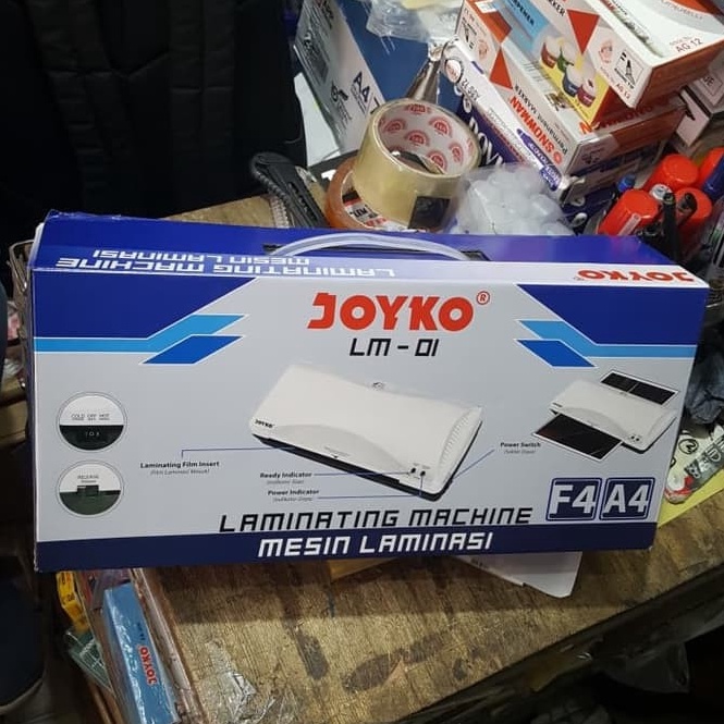 

Mesin laminating joyko LM1 LM 1 F4 folio laminasi ktp a4 panas dingin hot cold portable portabel ART W8C9