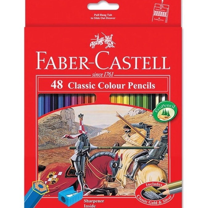 

Pensil Warna Faber Castell 48 Warna Panjang Classic ART S5E7