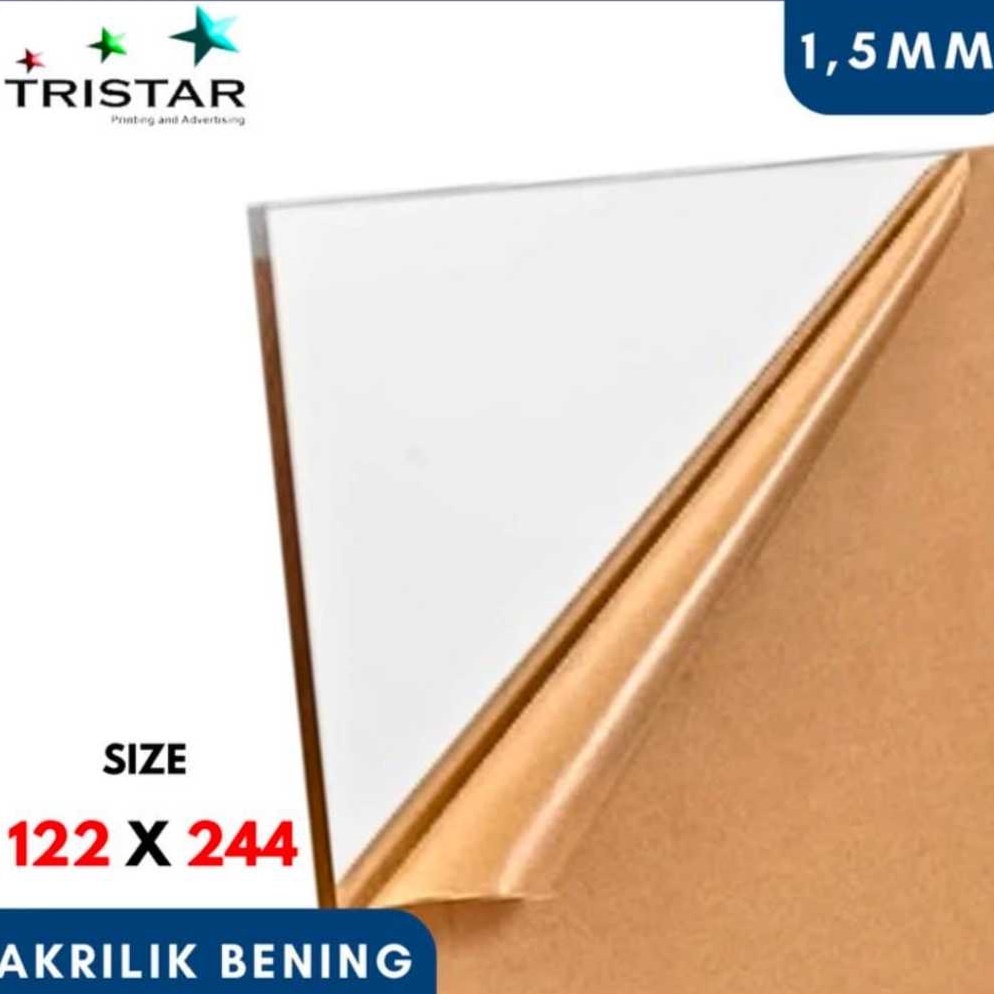 

AKRILIK LEMBARAN BENING MERK STAR ROYAL 15mm Uk 122 x 244 cm ART S4U2