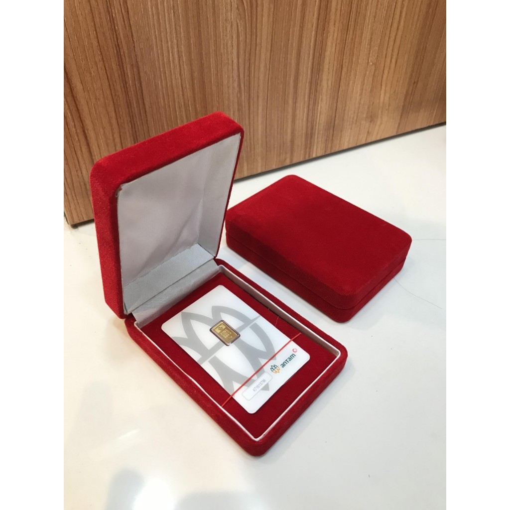 

Kotak Gift Box Bludru warna Merah