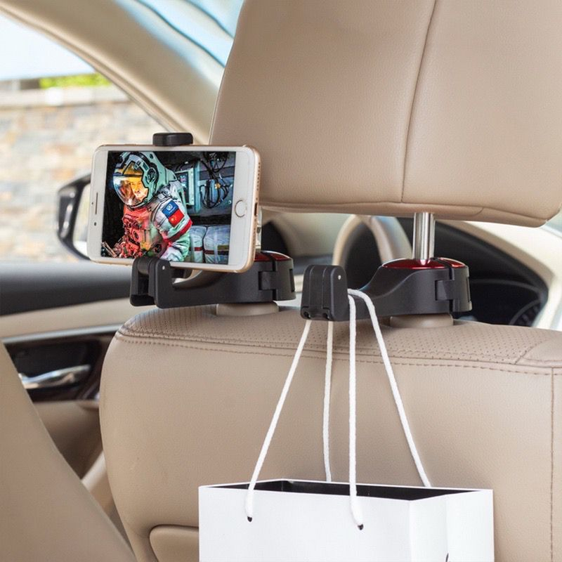 CAR HOLDER CS-G02 HP 2IN1 DI MOBIL / CAR HOOK MOBILE PHONE HOLDER L2 / HOLDER HP MOBIL L2 CS-G02 (WA