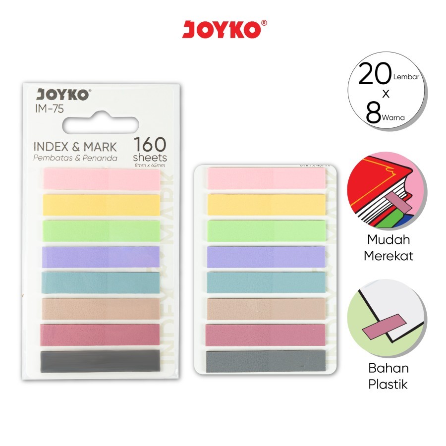 

Index Mark Penanda Pembatas Joyko IM-75 Plastik