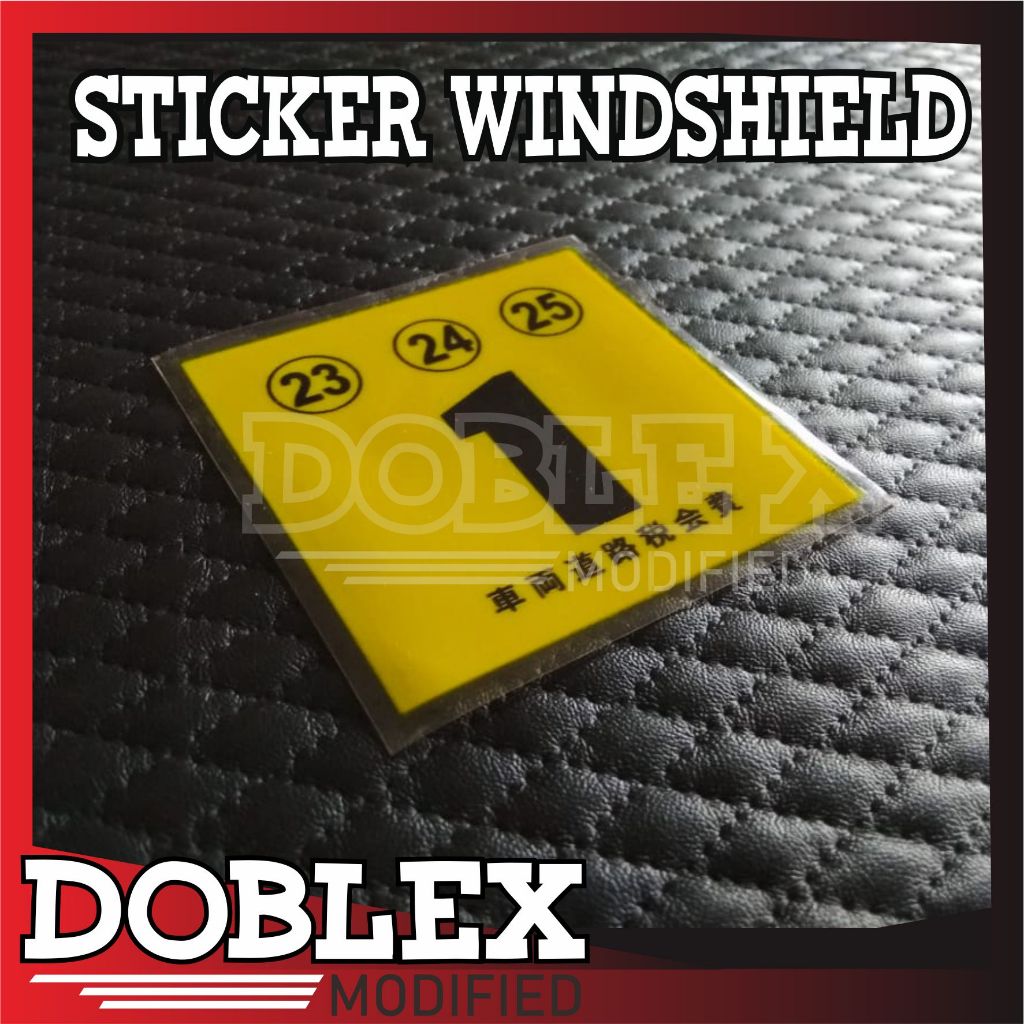 

STICKER BEST ON ROAD TAX JAPAN 1