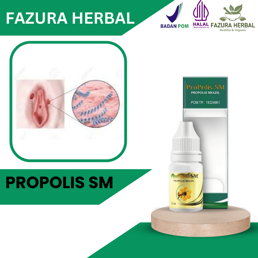 Propolis SM - Obat Sariawan Pada Miss V, Obat Luka Di Bibir Miss V, Obat Miss V Lecet Dan Gatal