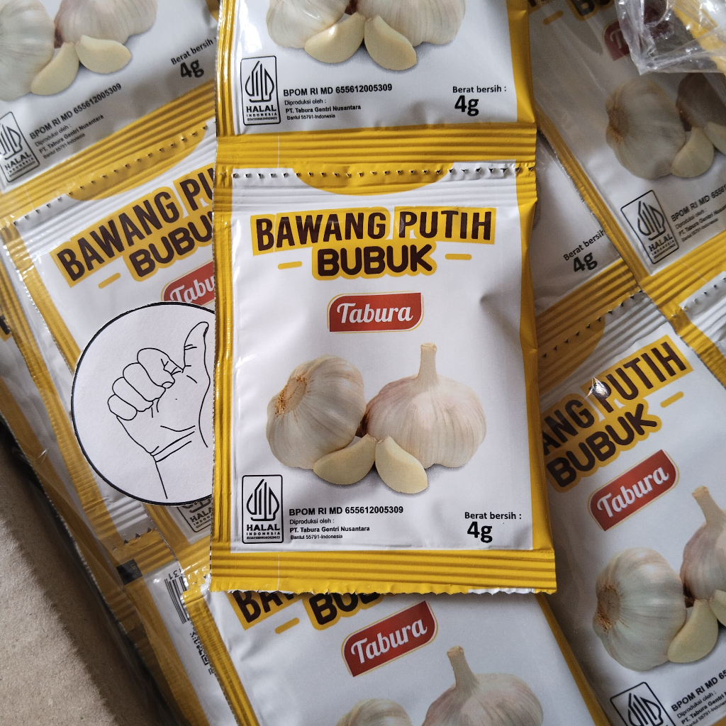 

Bawang Putih Bubuk Tabura 12 x 4gr