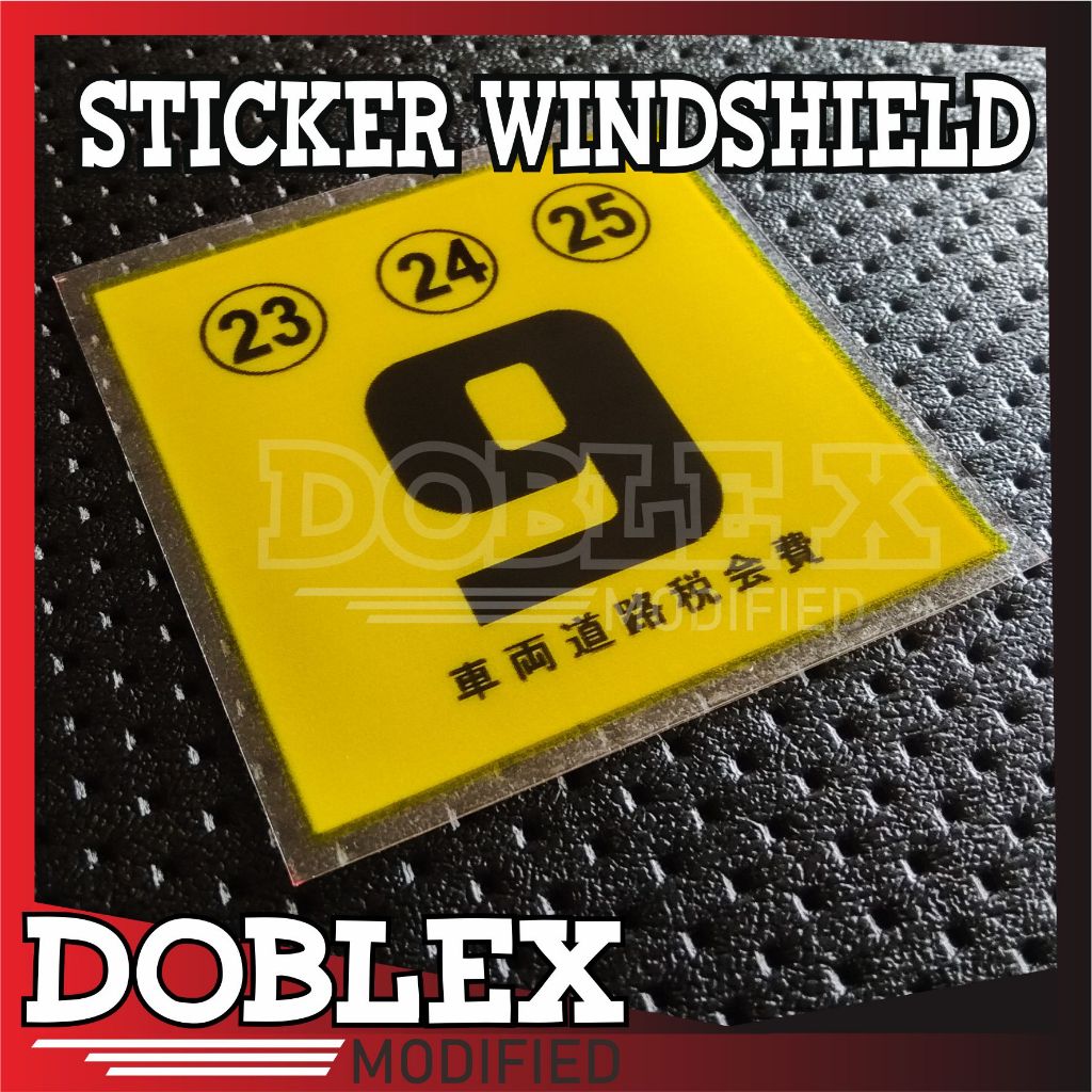 

STICKER BEST ON ROAT TAX JAPAN 9