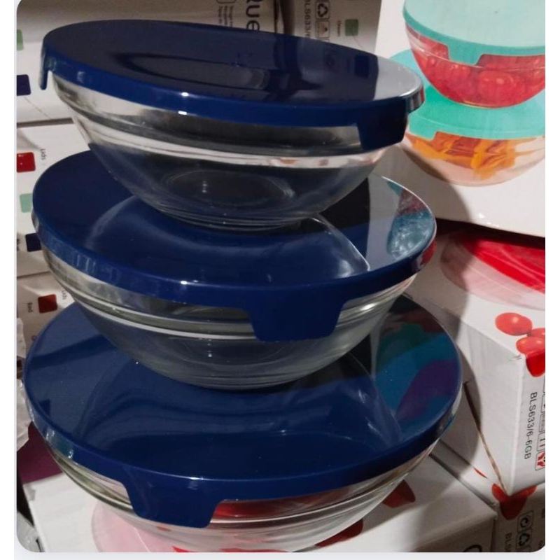 KIM GLASS BOWL 3 SET