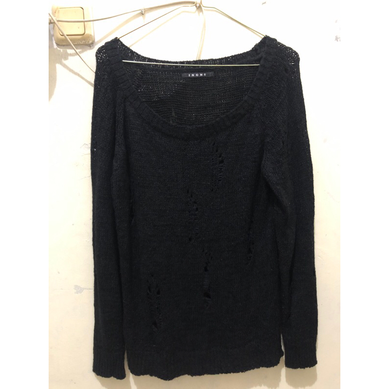 Ingni Black Sweat Shirt