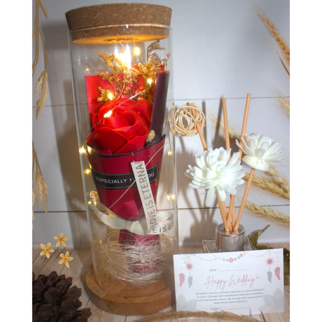 Kado Pernikahan Lampu Dekorasi/ Hampers Wedding Lampu Dekorasi/ Gift Nikahan Ulang Tahun Wisuda Anni