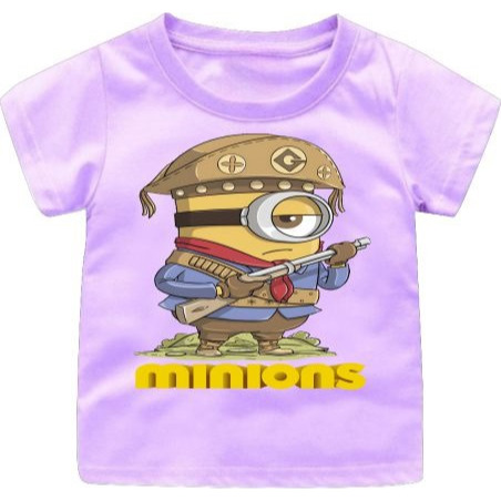 Baju kaos Minion War Cowok/Cewek 1-12TAHUN/REMAJA/DEWASA S-7XL