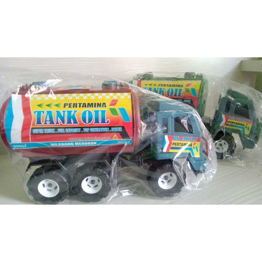 Mobil super Truk Mainan MURAH Tangki Pertamina Tank Oil/Mainan Anak Mobil Tangki Bensin TO 222