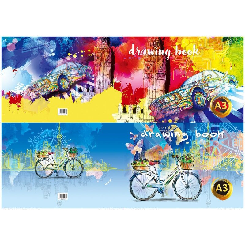 

buku gambar A3 ISI 10 buku