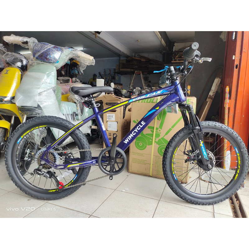 SEPEDA MTB 20 inch WIMCYCLE VULCAN GARANSI RESMI Sepeda Anak / Kids Bike