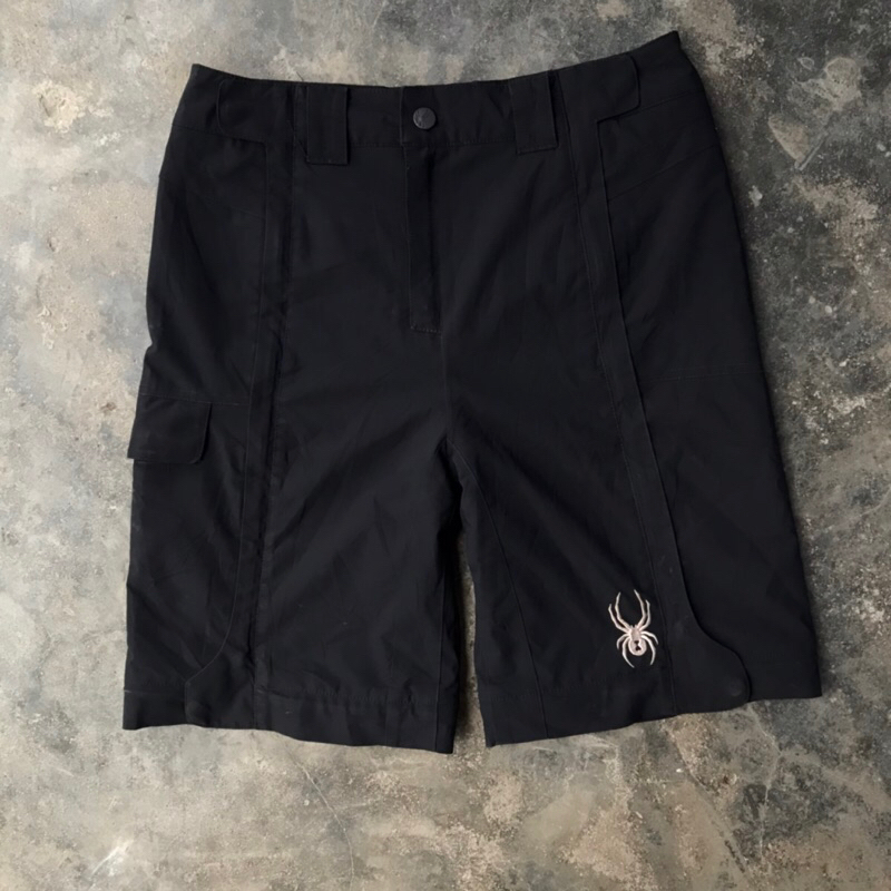 celana Pendek hitam cargo spyder Second