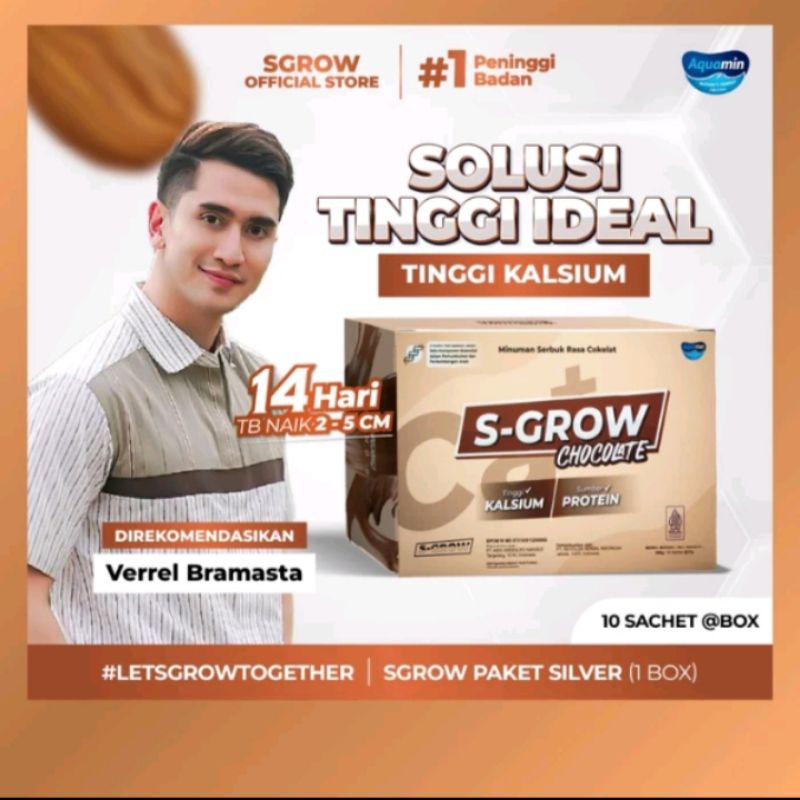 

S-GROW Cokelat Susu Peninggi Badan Permanen BPOM Halal ( 1 BOX )