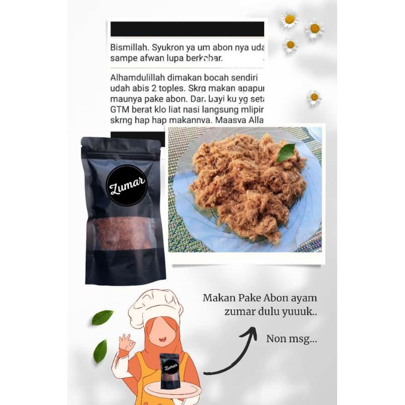 

Zumar abon ayam non msg