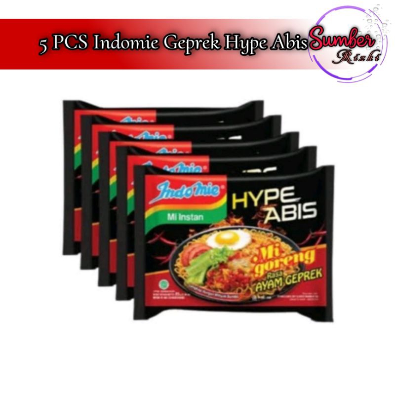 

PAKET 5 PCS Indomie Ayam Geprek Hype Abis