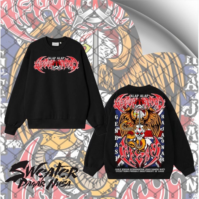 Sweater Crewneck Ligas Alap Alap Segoro Kidul Ligas Generasi Raja Onar Sweater Terbaru by Gallery At
