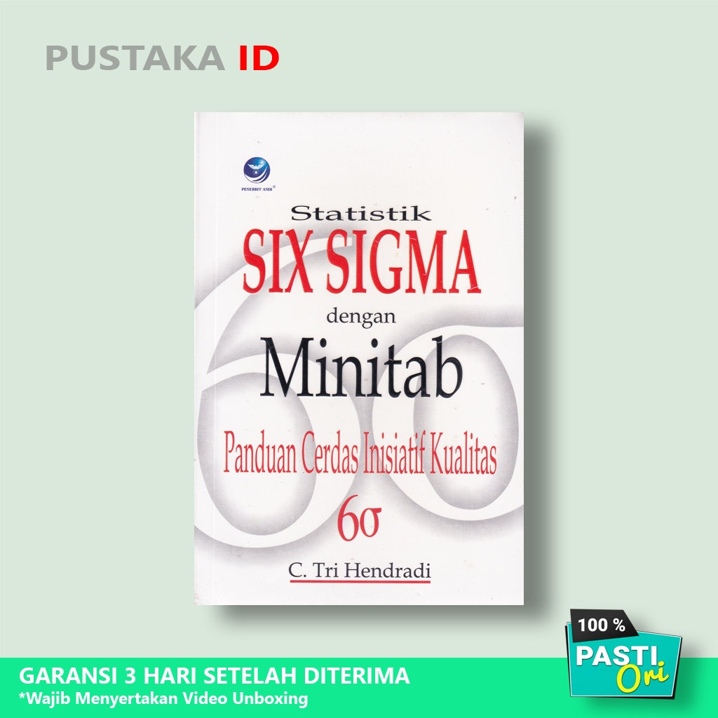Buku Statistik Six Sigma Dengan Minitab Panduan Cerdas Inisiatif Kualitas - Original