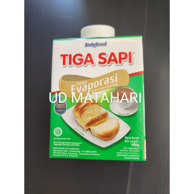 

Tiga sapi Susu Evaporasi 500gr/evaporasi