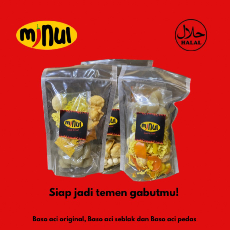 

MINUL Baso aci original pedas dan seblak