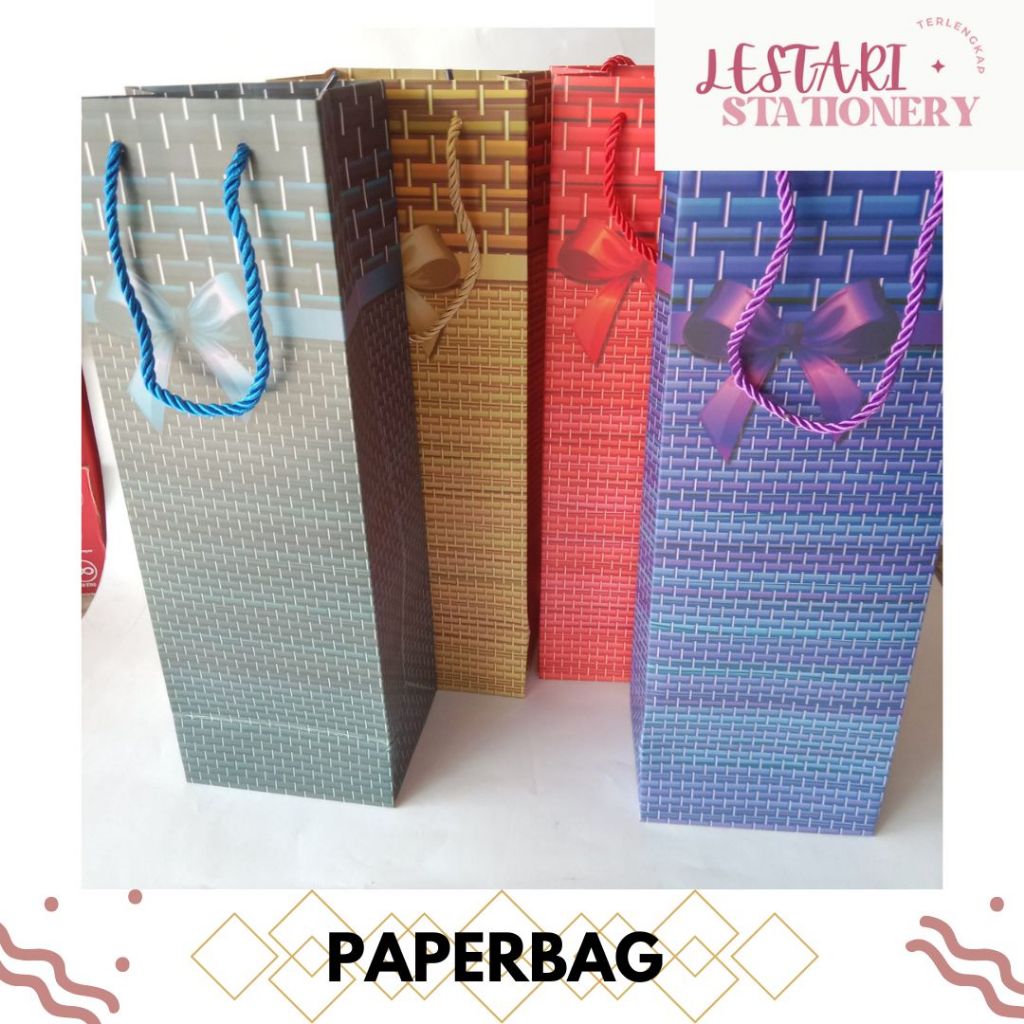 

Paperbag/Tas Kado/ PAperbag Walito 12x35x9 Lestari Stationery