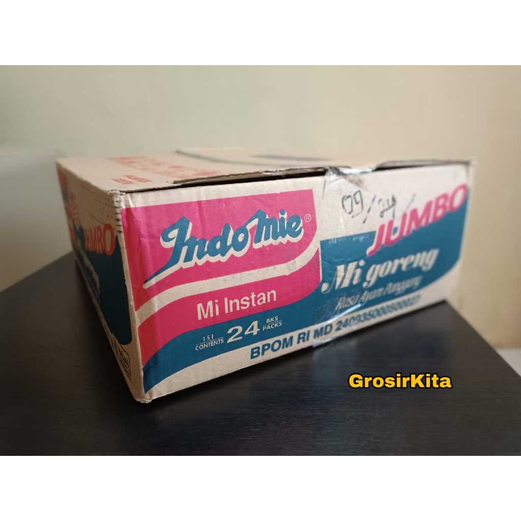 

Indomie Goreng Jumbo Rasa Ayam Panggang 24pcs / 1 KARTON