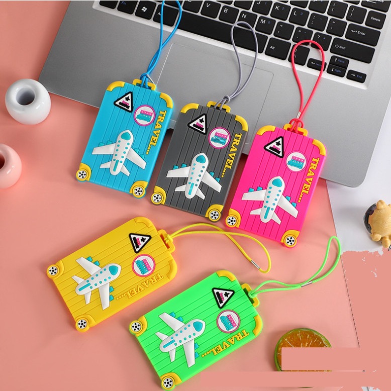 ST Luggage Tag Gantungan Koper Tas Tag Koper / Tag Koper Tas Travel Luggage Tag Multifungsi Gantunga