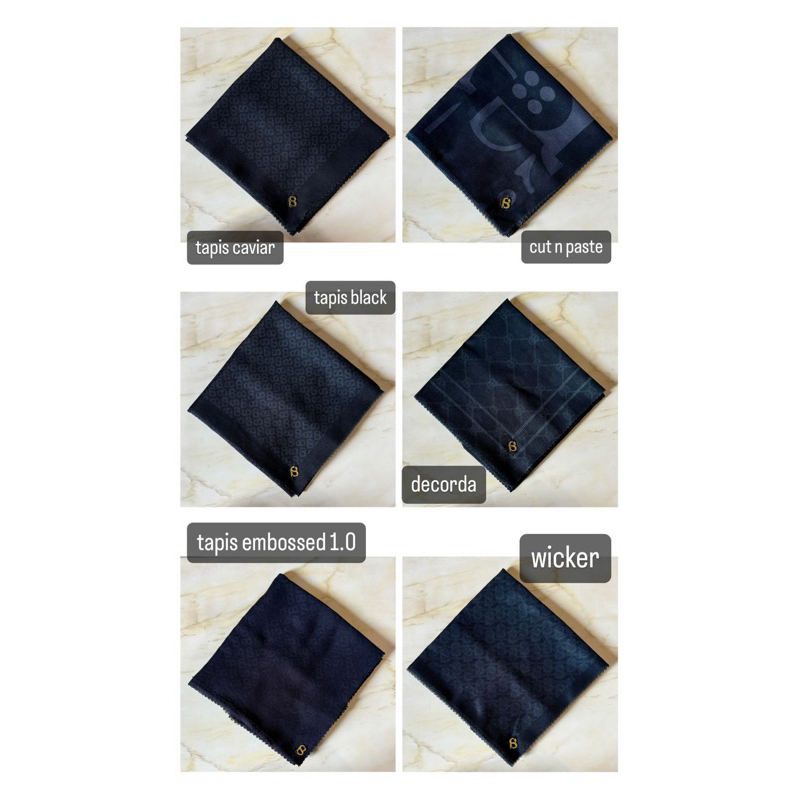 PRELOVED BUTTONSCARVES ALL BLACK