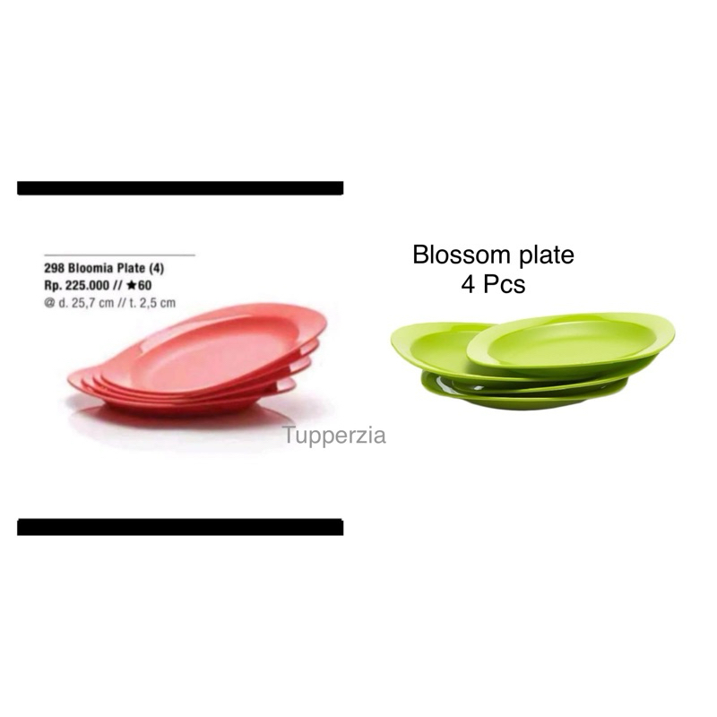 Bloomia & Blossom plate Tupperware