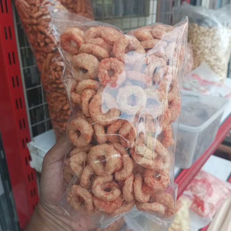

Camilan Cincin Udang Pedas Gurih Kriuk