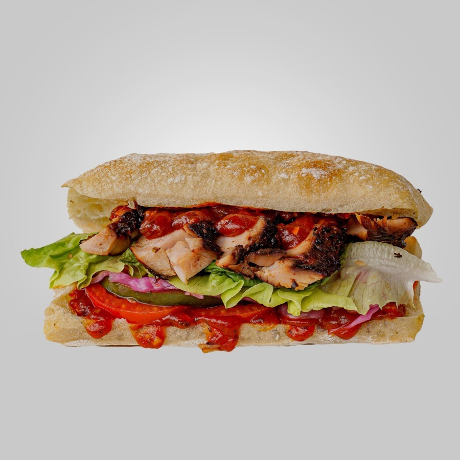 

Animo Bakery Grilled Chicken Asian Dark Sauce Sandwich