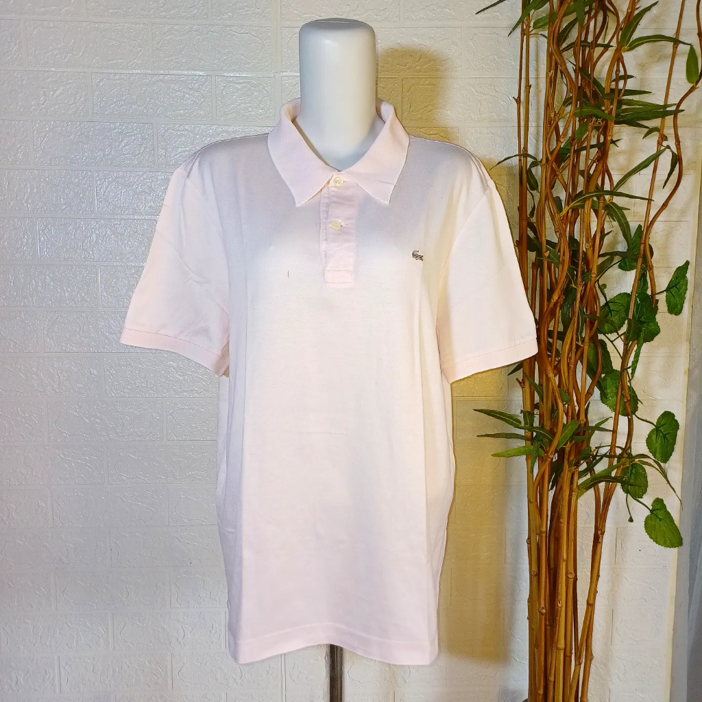POLOSHIRT LACOSTE SIZE M (SECOND BRANDED) SOFT PINK, PS0018