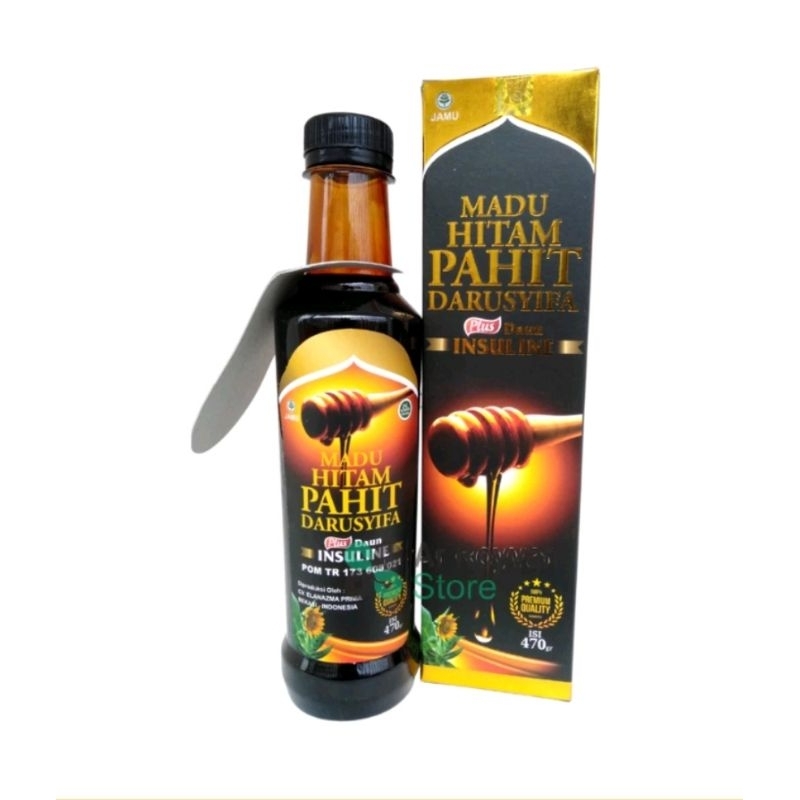 

Madu hitam pahit insuline plus propolis darusyifa 470gram