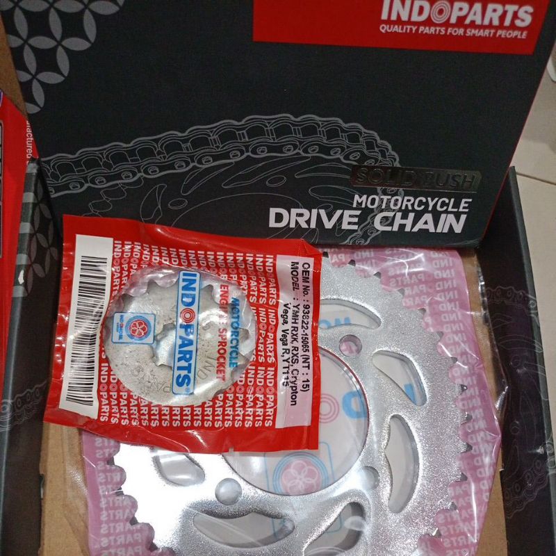 GEARSET RX KING Y1437(RXK 14T-37T 428-110)  ORIGINAL INDOPART