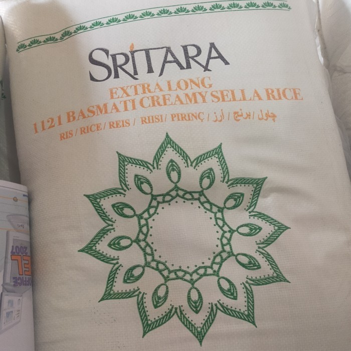 

Beras Basmati SRITARA Extra long creamy sella 4 KG repacking