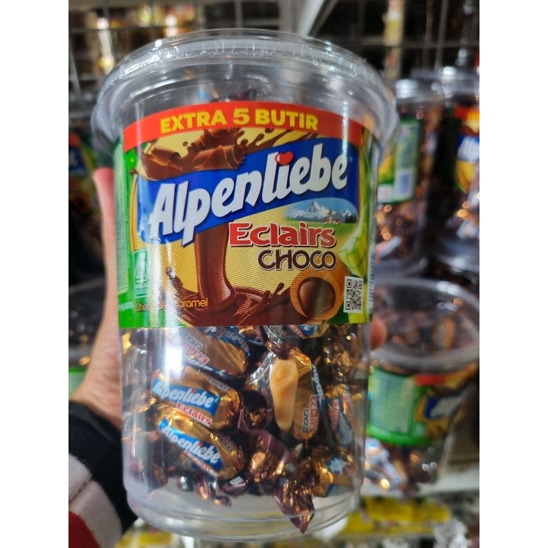 

Alpenliebe Eclair Choco Permen Coklat Toples isi 100