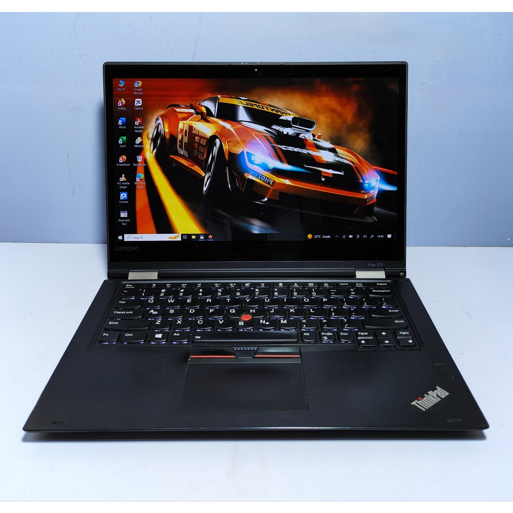 Laptop Lenovo ThinkPad Yoga 370 Touchscreen Flip 2in1 Core i5 Gen 7 BERGARANSI
