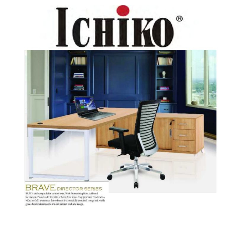 MEJA KANTOR DIREKTUR ICHIKO BRAVE  IC BR 208 L HPL MEJA KERJA MEJA KANTOR MINIMALIS L